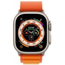 Apple Watch Ultra GPS + Cellular, 49 мм, корпус из титана, ремешок Alpine оранжевого цвета