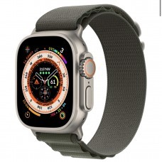 Apple Watch Ultra GPS + Cellular, 49 мм, корпус из титана, ремешок Alpine зеленого цвета