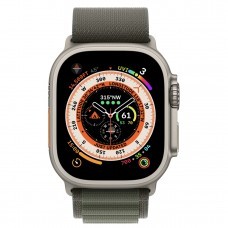 Apple Watch Ultra GPS + Cellular, 49 мм, корпус из титана, ремешок Alpine зеленого цвета