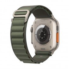 Apple Watch Ultra GPS + Cellular, 49 мм, корпус из титана, ремешок Alpine зеленого цвета